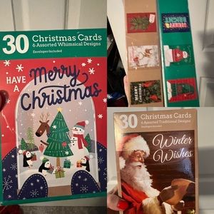 New in box 60 Christmas cards!